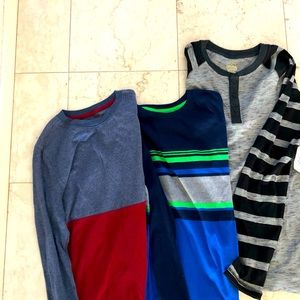 3 Men’s L/S Tops- Small